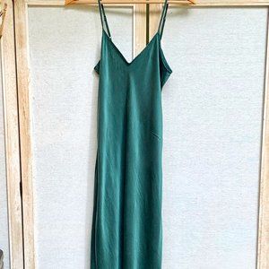 ✨SALE!✨ 90’s slip dress EMERALD SILK SLIP DRESS ~ SILK LAUNDRY